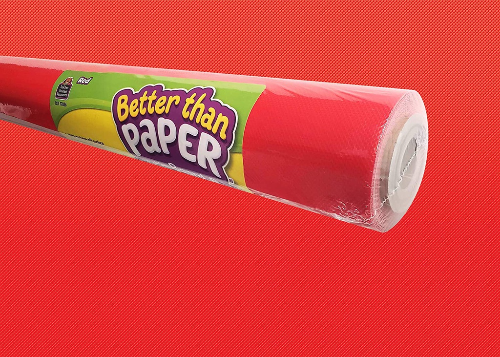 Red Better Than Paper Bulletin Board Roll 4'x12'(1.2mx3.6m)