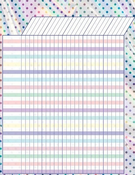 Iridescent Incentive Chart (17''x22'')(43cmx55.8cm)