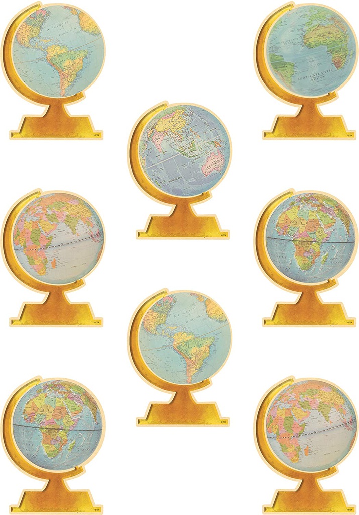 Travel the Map Globes Accents 6''(15.2cm) (30pcs)