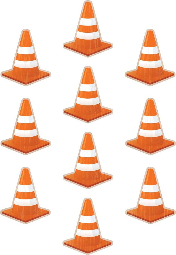 Under Construction Cones Accents 6''(15.2cm) (30pcs)