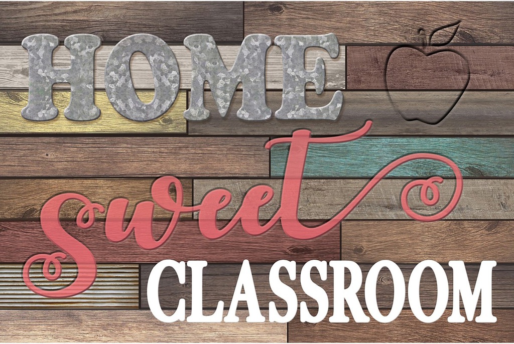 Home Sweet Classroom Postcards (4''x6'')(10cmx15.2cm)(30pcs)