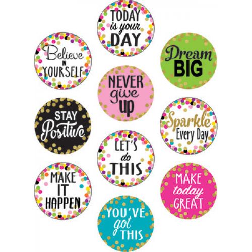 Confetti Positive Sayings Accents 6''(15.24cm) (30pcs)