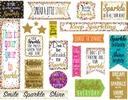 Confetti Sparkle and Shine Mini Bulletin Board 21&quot; x 6&quot;(53.3cmx15.2cm) (24pcs)