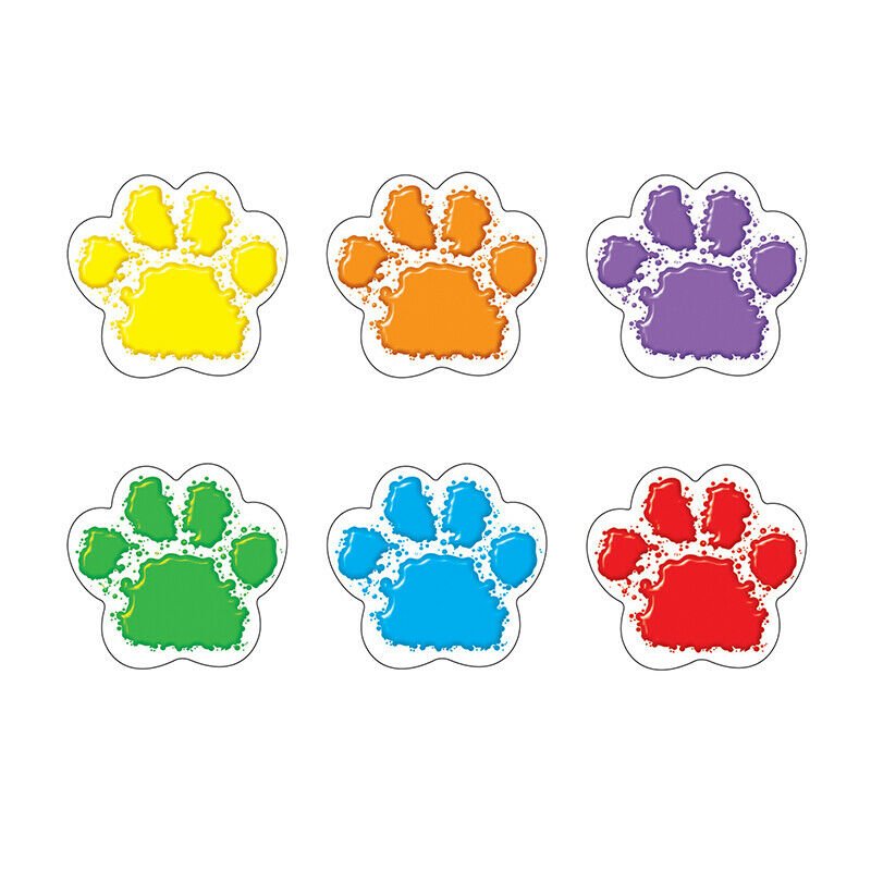 Paw Prints Mini Accent Variety pack 6 designs /6 of each (3'' (7.5cm) (36 pcs)