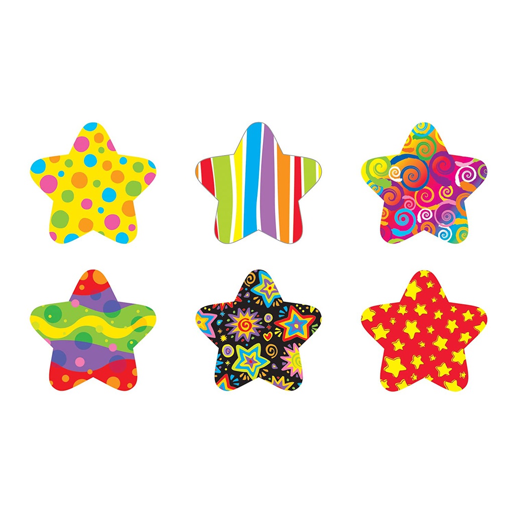 Star Medley Accents Variety Pk 6 designs 6 of each(6'' (15cm) (36 pcs)