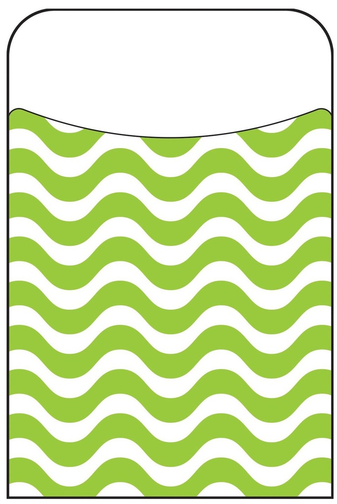 Wavy Lime (8.8cm x 13.3cm)   (40 pockets)