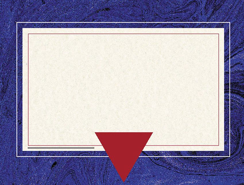 Certificate Border - Blue Marble (21.5cm)  ( 50 pk)