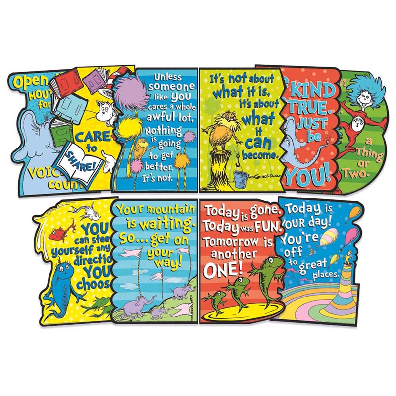 DR SEUSS Motivational BB. Set Poster  (17''x12'') (43cmx30.4cm) (10pcs)