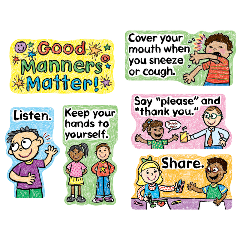 GOOD MANNERS MATTER MINI BB SET  11” x 5.5”(27.9cmx13.9cm)(11pcs)