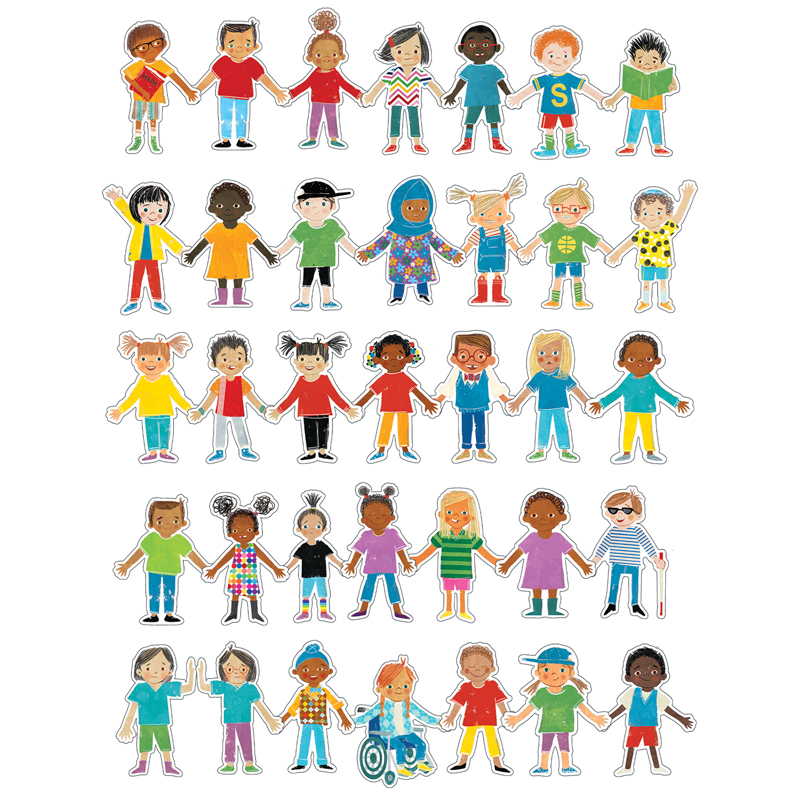 ALL ARE WELCOME KIDS Accents (5.5''=)(13.9cm) (36 pcs)