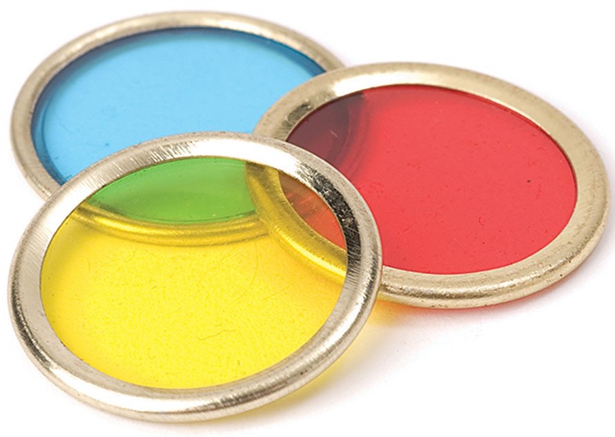 COUNTING CHIPS Magnetic SINGLE (Green, Red, Violet, Pink, Blue or Yellow)
