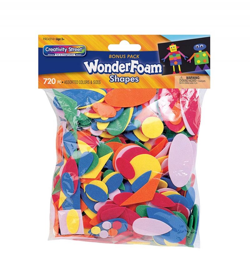 CREATIVITY STREET WONDERFOAM SHAPES 720 pcs