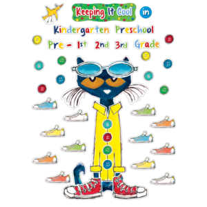 Pete the Cat Keeping It Cool In… Bulletin Board set (65pcs)