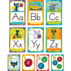 Pete the Cat Alphabet Bulletin Board (37pcs)