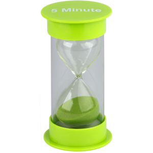 5 Minute Sand Timer - Medium (2.5''x5'')(6.3cmx12.7cm)