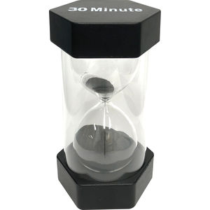 30 Minute Sand Timer - Large  ( 3.25” x 6.3”)(8.2cmx16cm)