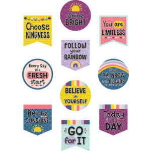 Oh Happy Day Positive Sayings Accents (10 designs (6''(15.2cm) (30pcs)