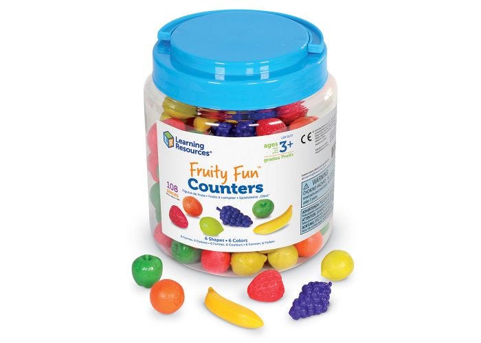 Fruity Fun Counters, (Set of 108)