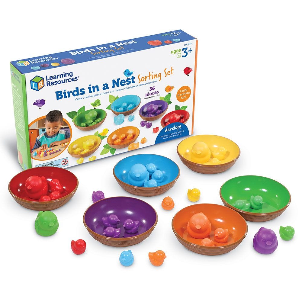 Birds in a Nest Sorting Set(36pcs)