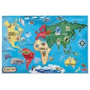 World Map Floor (33 pc) Puzzles