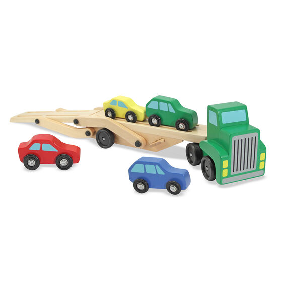 Car Carrier Wooden Toys