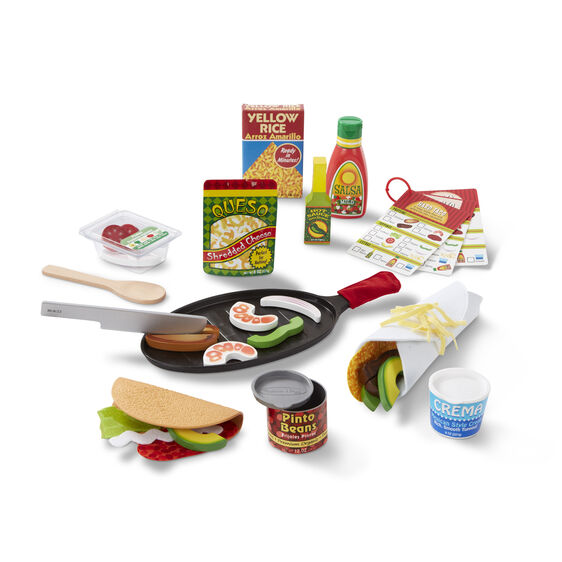 Fill &amp; Fold Taco &amp; Tortilla Set Wooden Toys