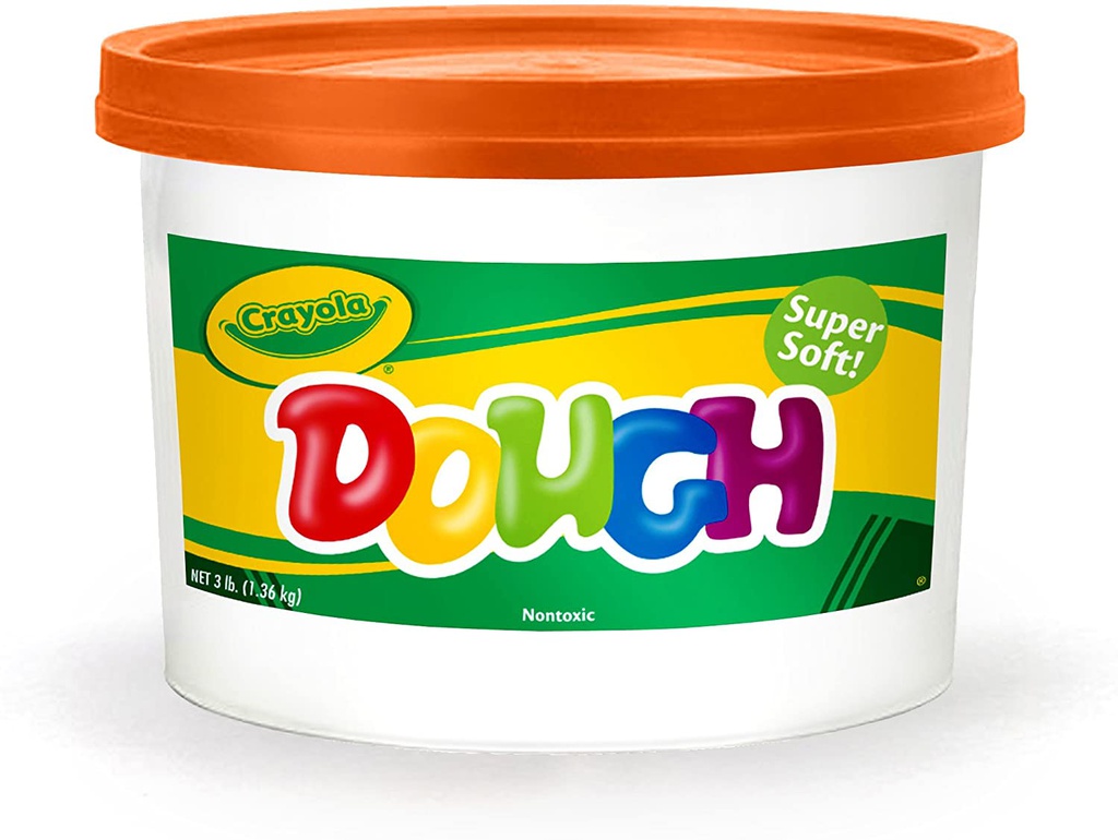 CRAYOLA DOUGH ORANGE (3 lb)(1.3kg) bucket