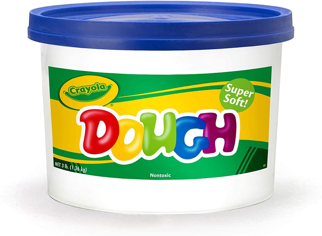 CRAYOLA DOUGH BLUE (3 lb)(1.3kg) bucket