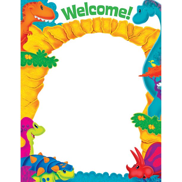 Welcome Dino-Mite Pals Chart (55cmx 43cm)