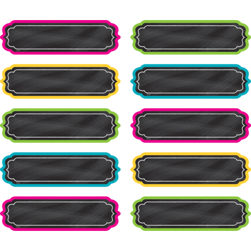 Chalkboard Brights Labels (30 sheets/pack)