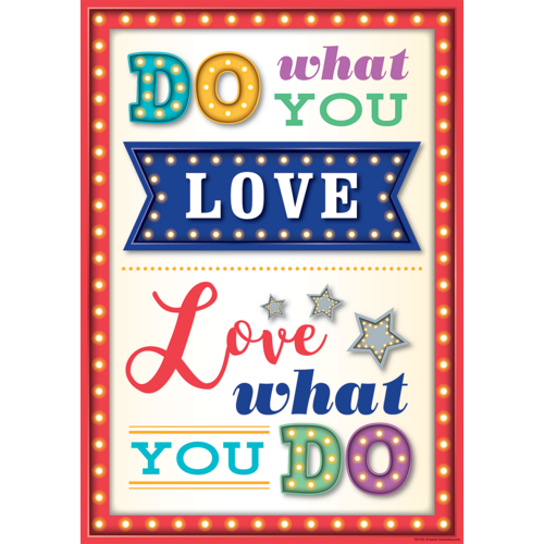 DO WHAT YOU LOVE LOVE WHAT YOU DO POSTER (13.3&quot;x19&quot; (48cm x 33.7cm)