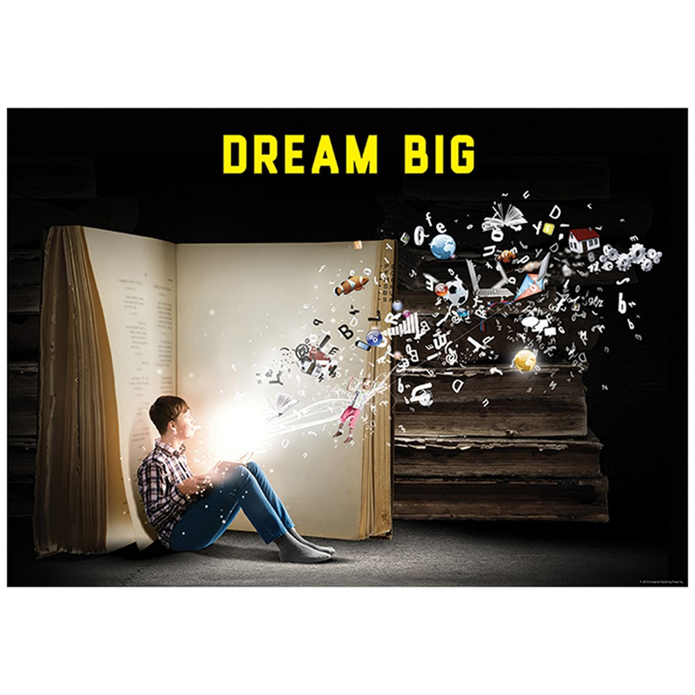 Dream Big Inspire U Poster (18.8''x13'')(48cmx33.5cm)