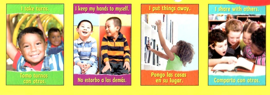 GETTING ALONG  Posters Combo Pack (Spanish/English) (48cmx 34cm) (8 posters)