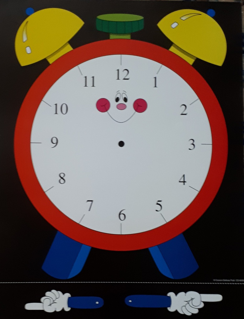 BIG CLOCK Chart (55cmx 43cm)