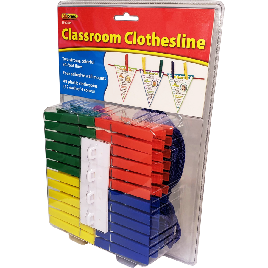 Classroom Clothesline Red &amp; Blue  (48 clothesline)