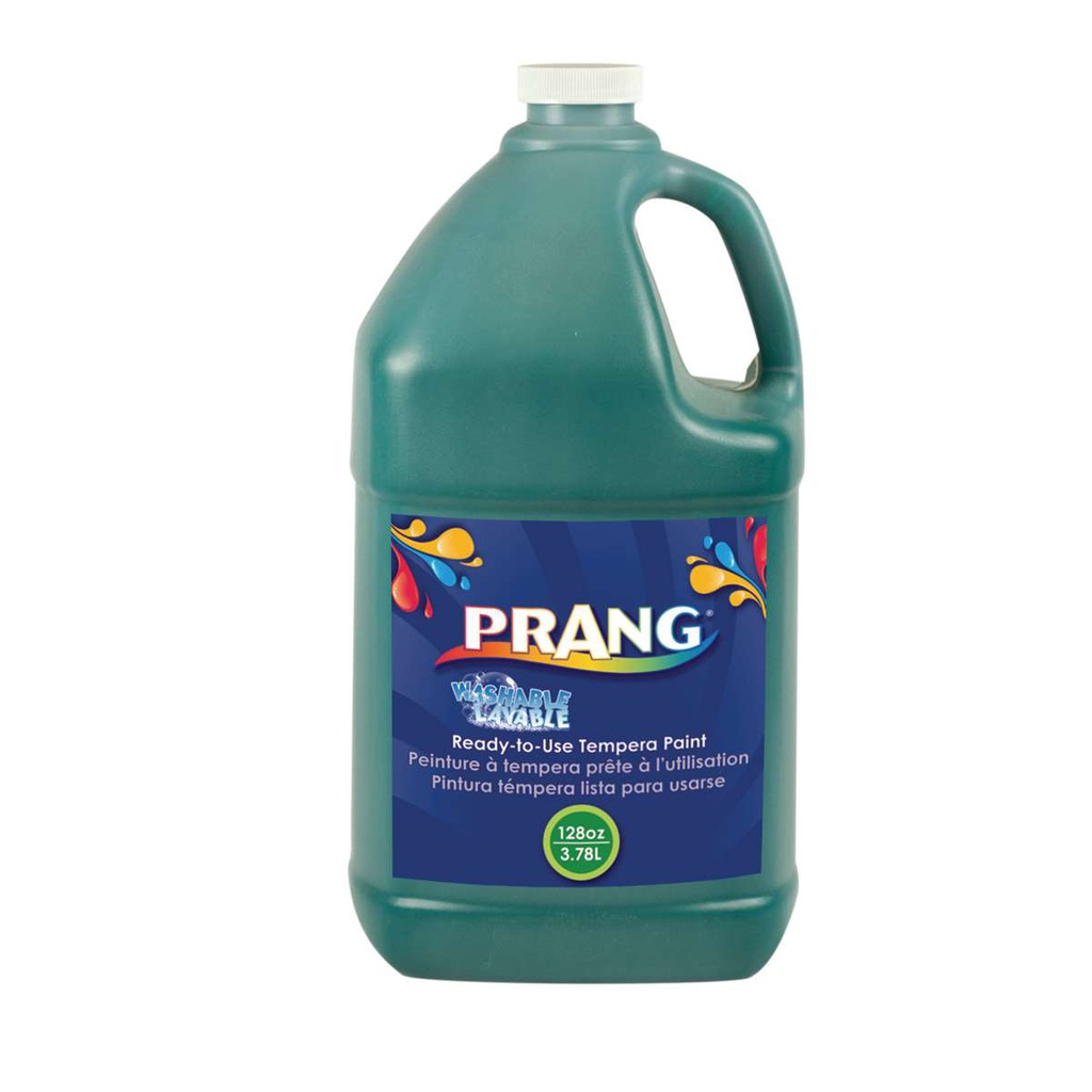 PRANG Washable Ready-to-Use Paint GALLON (128 oz=3.79l)  GREEN