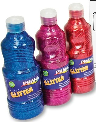 Washable Ready-to-Use Paint (16oz=473ml) Glitter PINK