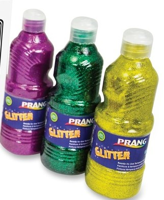 Washable Ready-to-Use Paint  (16 oz=473ml) Glitter PURPLE