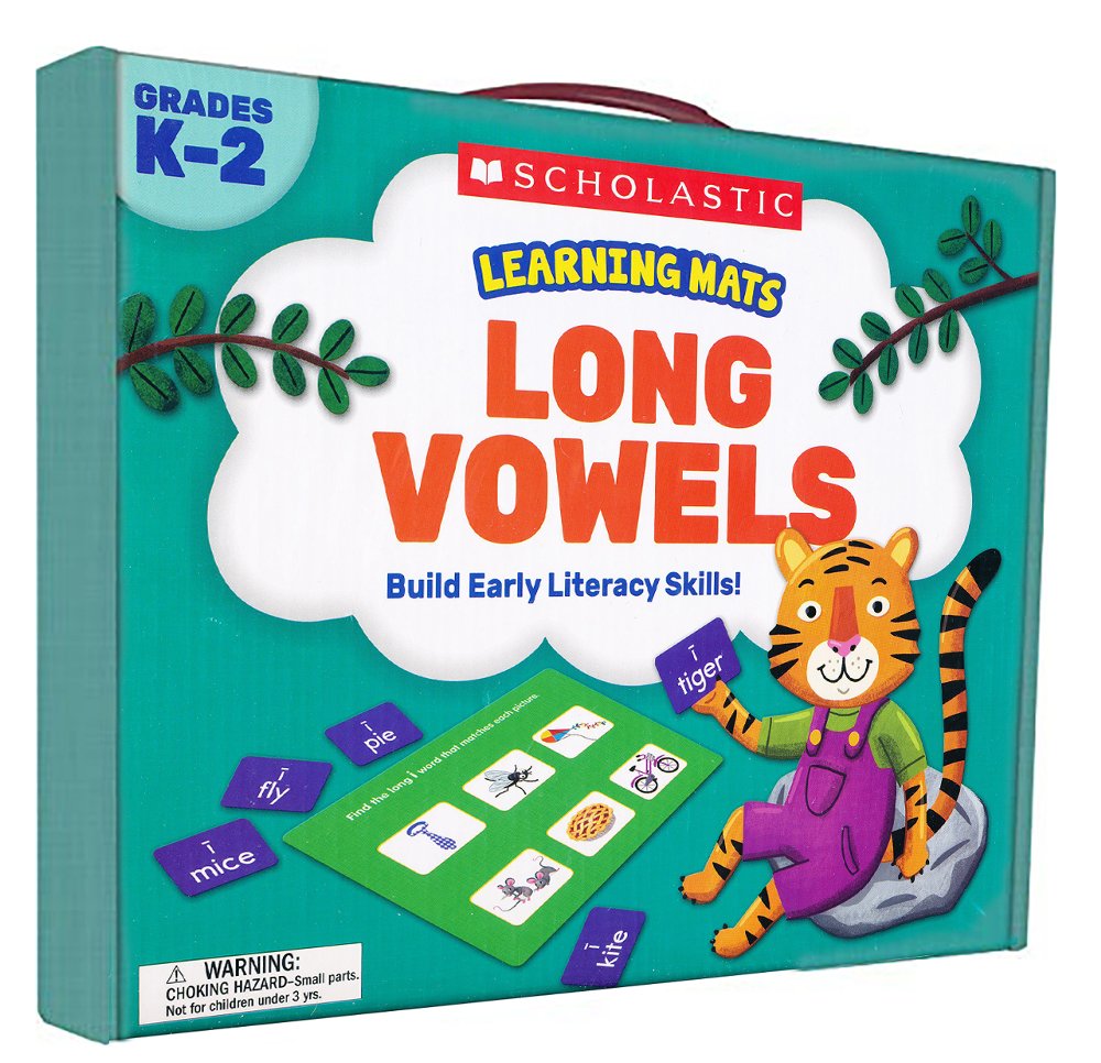 LEARNING MATS:  LONG VOWELS (Gr K-2) (74pcs)