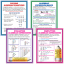 Algebraic Expressions &amp; Equations Poster Set (43cmx55.9cm) 4 Posters