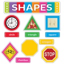 Shapes All Around Learning Bulletin Board Set (16&quot; (40.6cm)(29pcs)