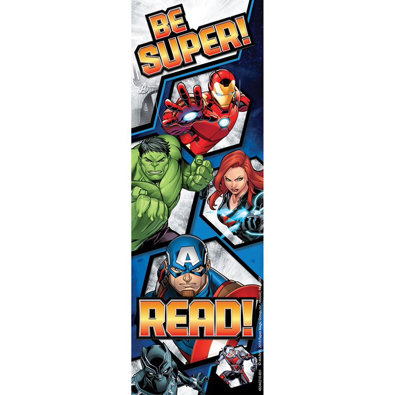 MARVEL BE SUPER! READ! BOOKMARKS  (36pcs)