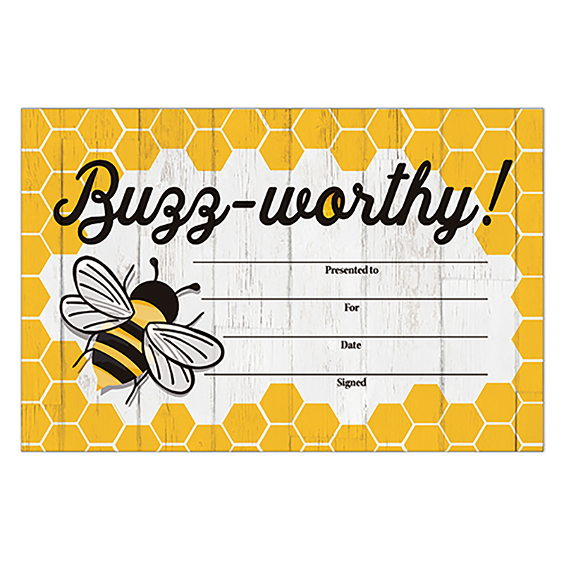 THE HIVE BUZZ-WORTHY Award 14cm x 21.5cm (36 awards)