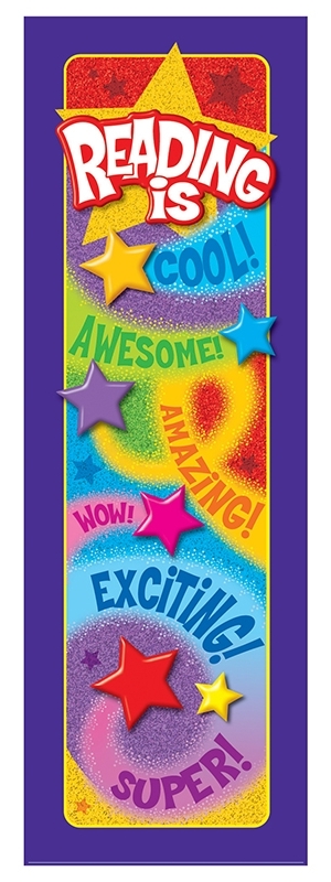 Reading is... Praise Words ‘n Stars BOOKMARKS 2''x6.5''(5cmx16.5cm)  (36pcs)