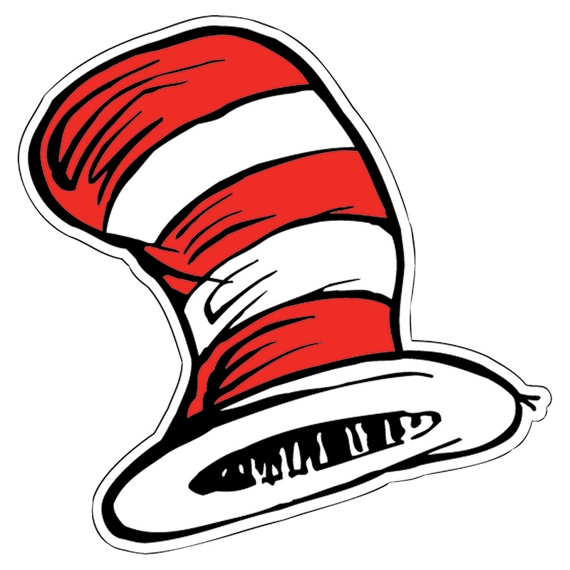 DR SEUSS HATS  Accents  (5.5&quot; x 5.5&quot; (14cm x 14cm) (36/pack)