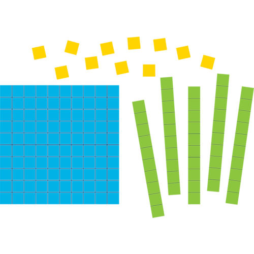 BASE TEN Magnetic Accents (64 pcs)