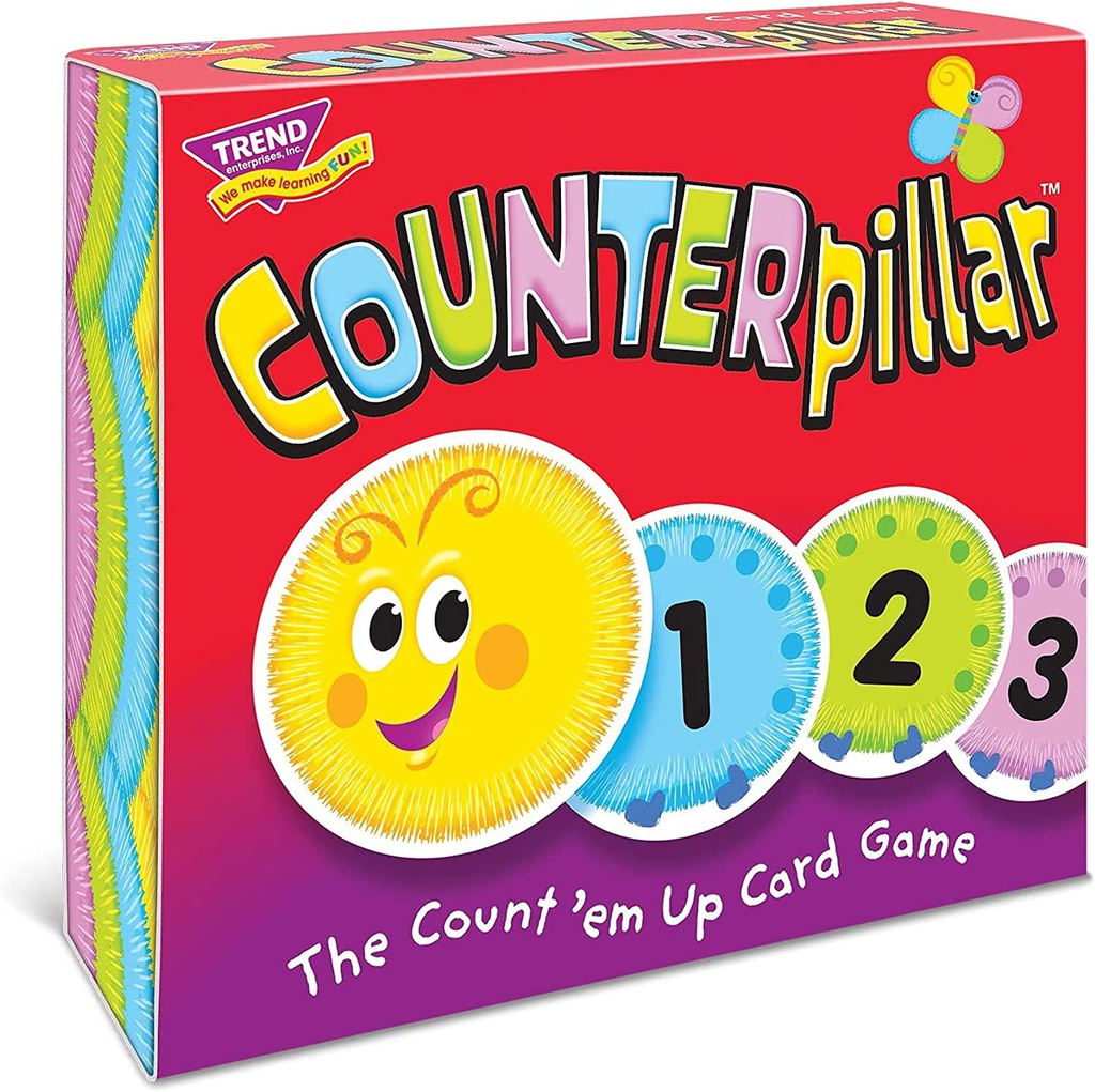 COUNTERpillar CARD GAME (63 cards) AGE 4+