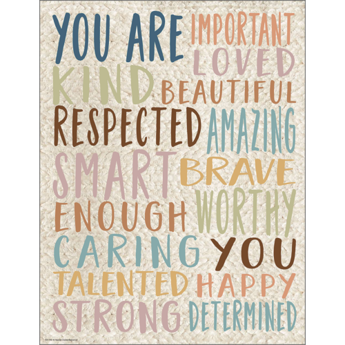 EVERYONE IS WELCOME YOU ARE IMPORTANT Chart (17''x22'') (43cmx56cm)