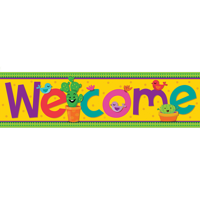 A SHARP BUNCH WELCOME BANNERS (12&quot;x48&quot;)(30.5cmx122cm) (1pc)