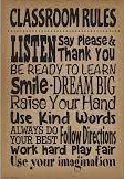 Classroom Rules Positive Poster (19&quot;x 13.3&quot; (48cm x 35.7cm)